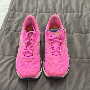 New Balance Bright Pink Athletic Sneakers